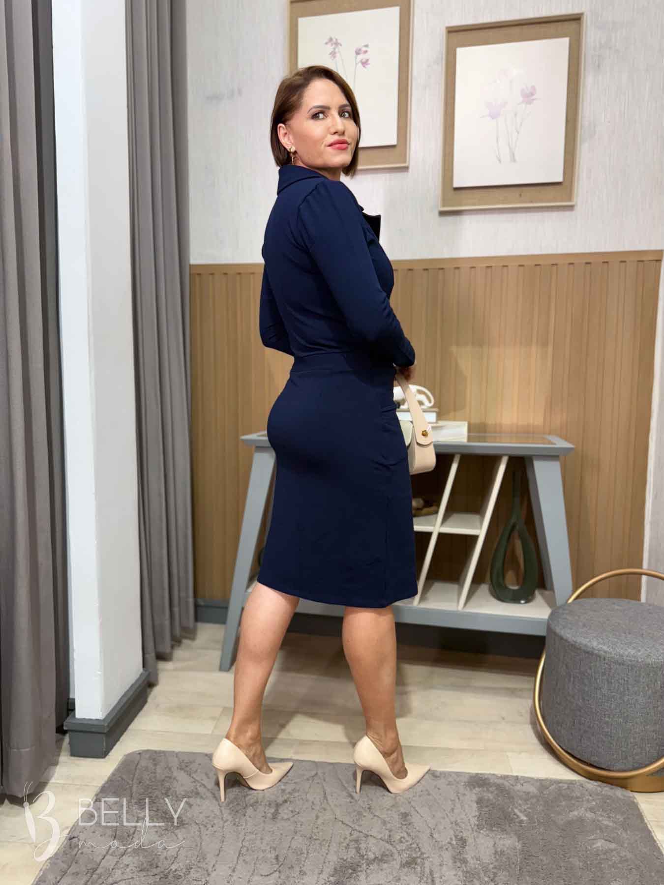 Vestido Ana Luíza Manga Longa