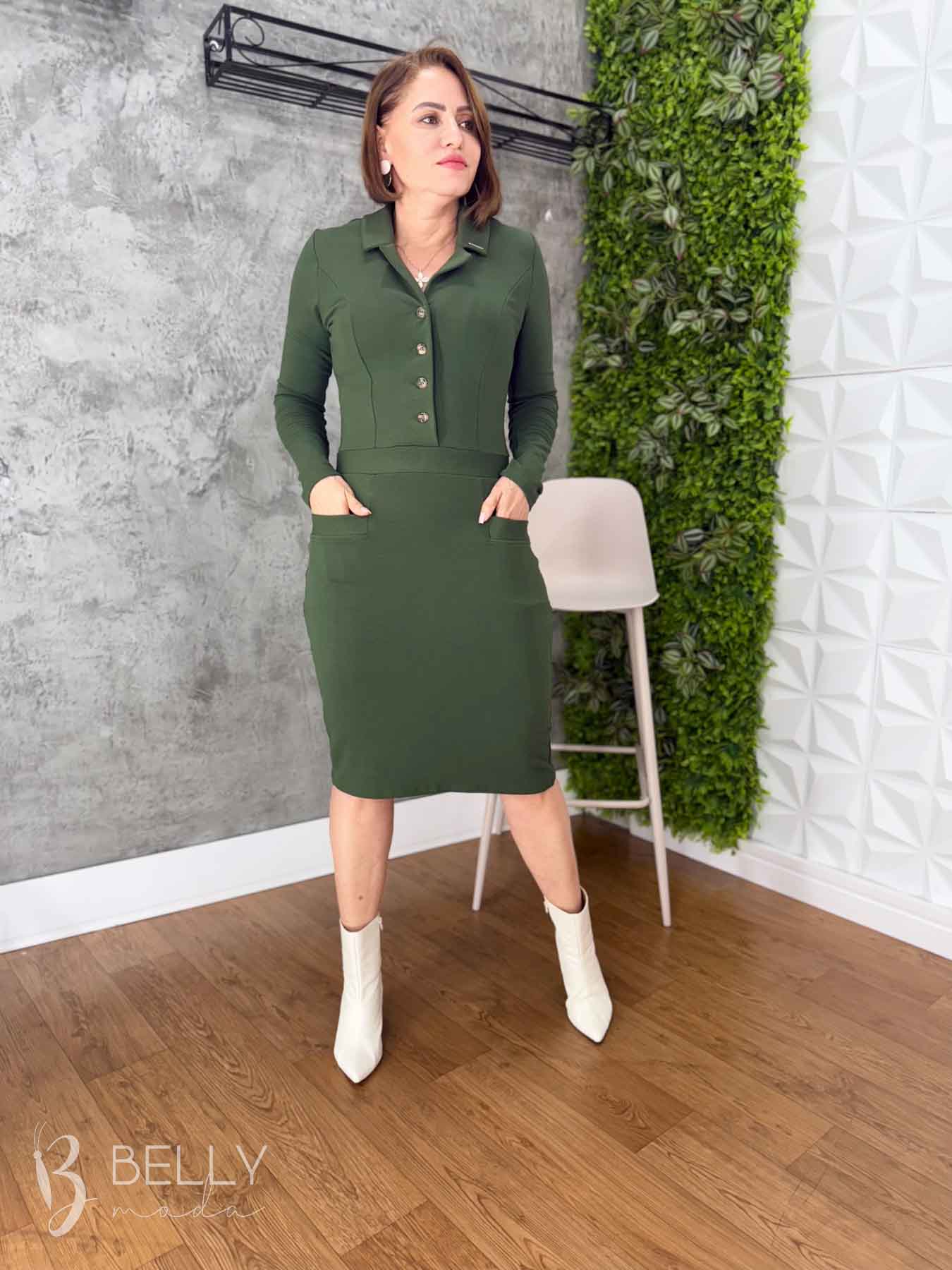 Vestido Ana Luíza Manga Longa