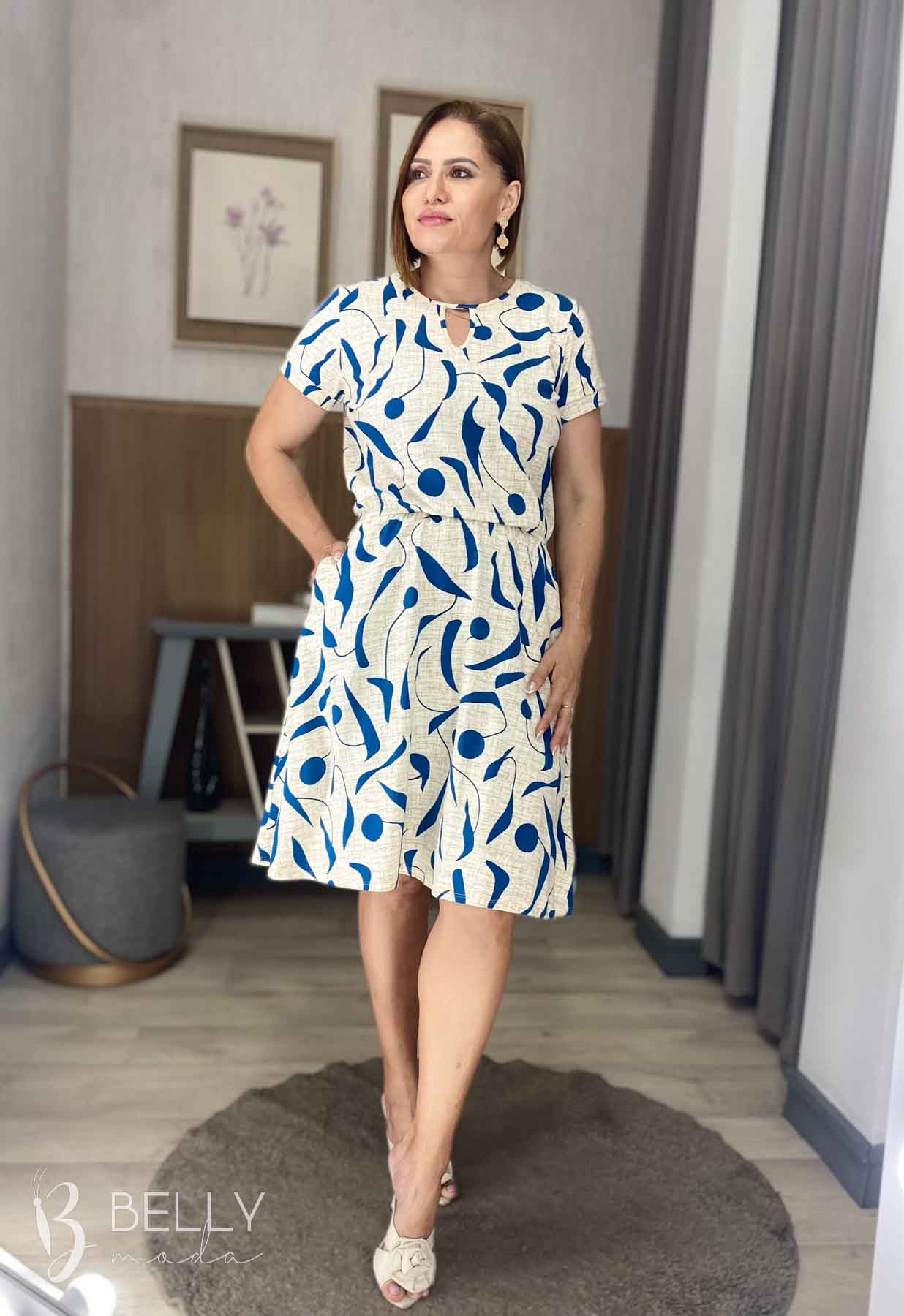 Vestido Angélica Estampado