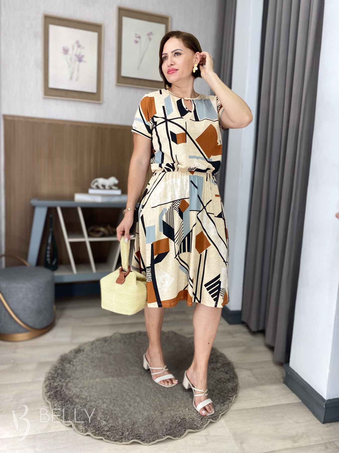 Vestido Angélica Estampado