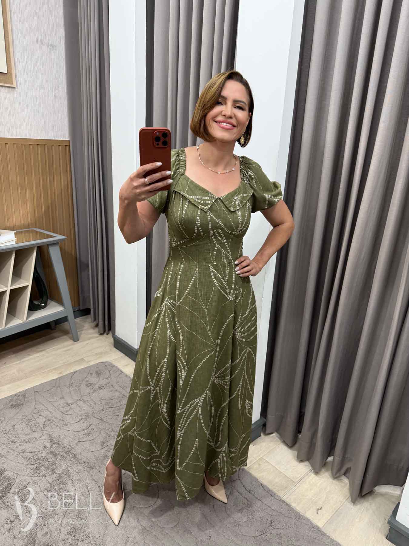 Vestido Cássia Evasê Longo