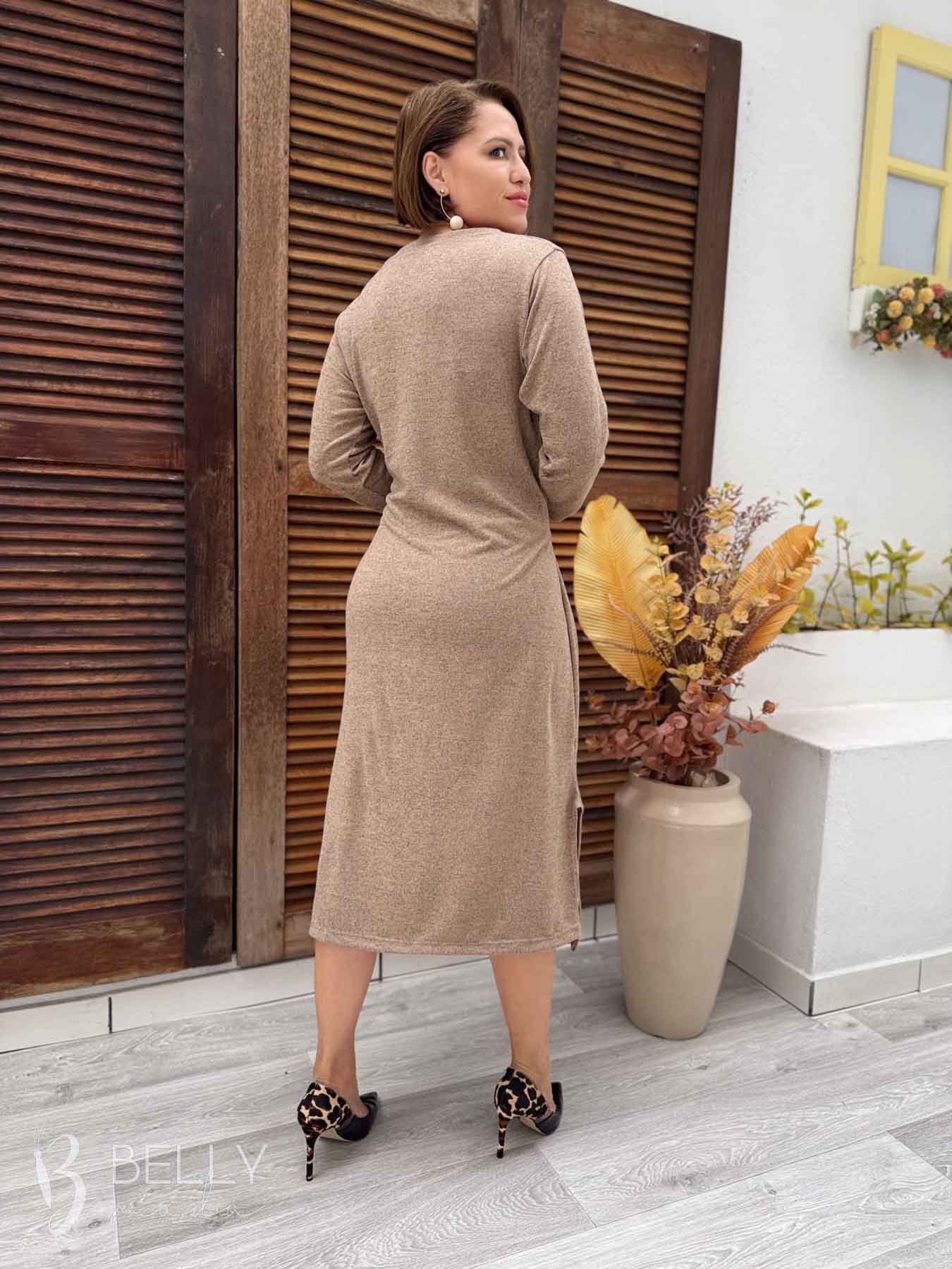Vestido Ester Manga Longa