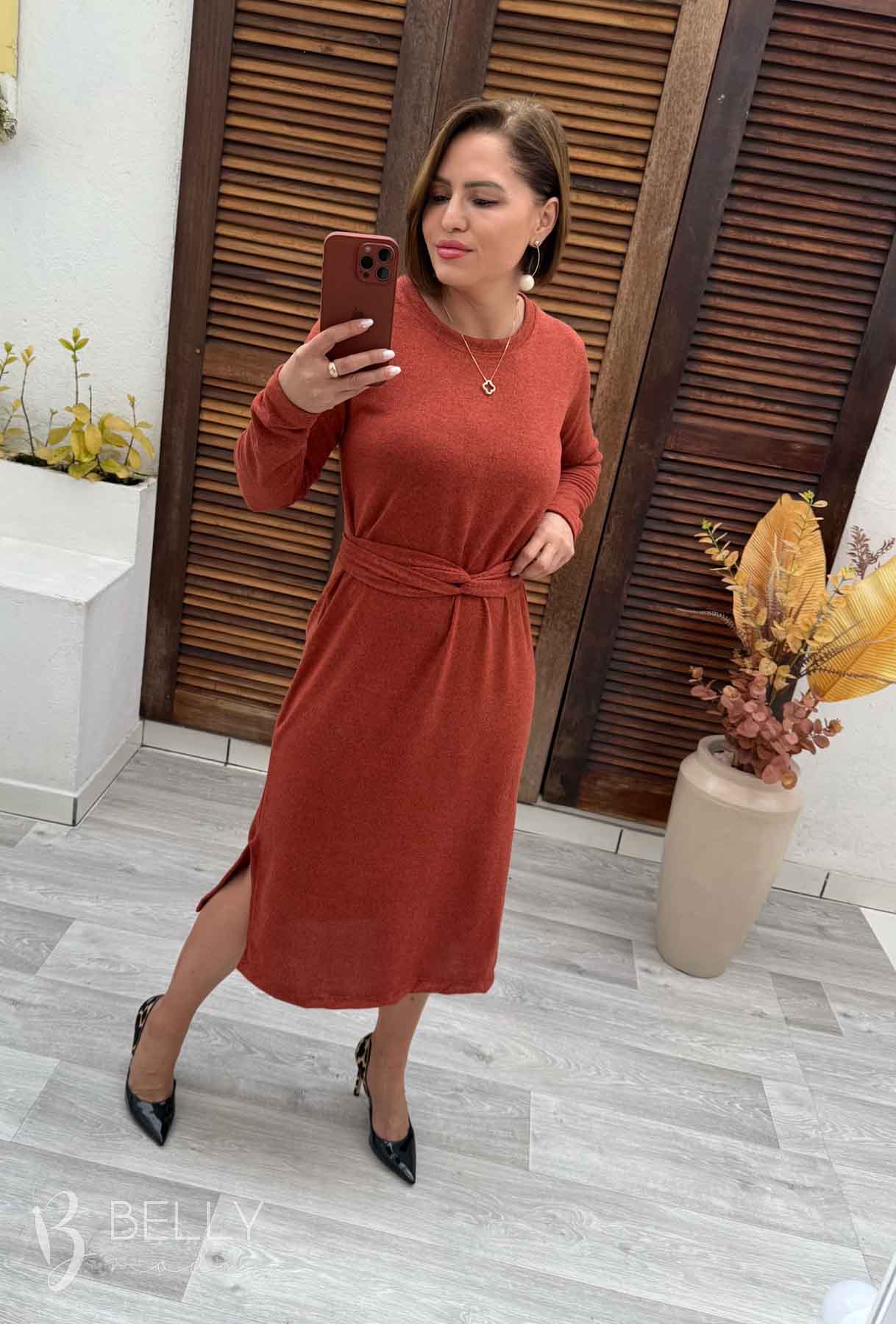 Vestido Ester Manga Longa