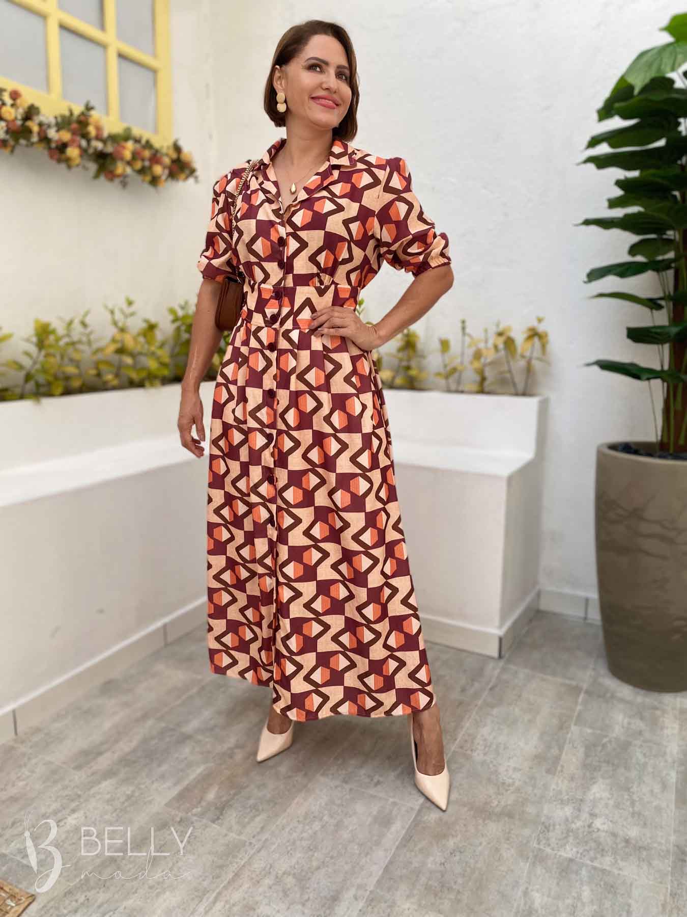 Vestido Gisele Max Midi
