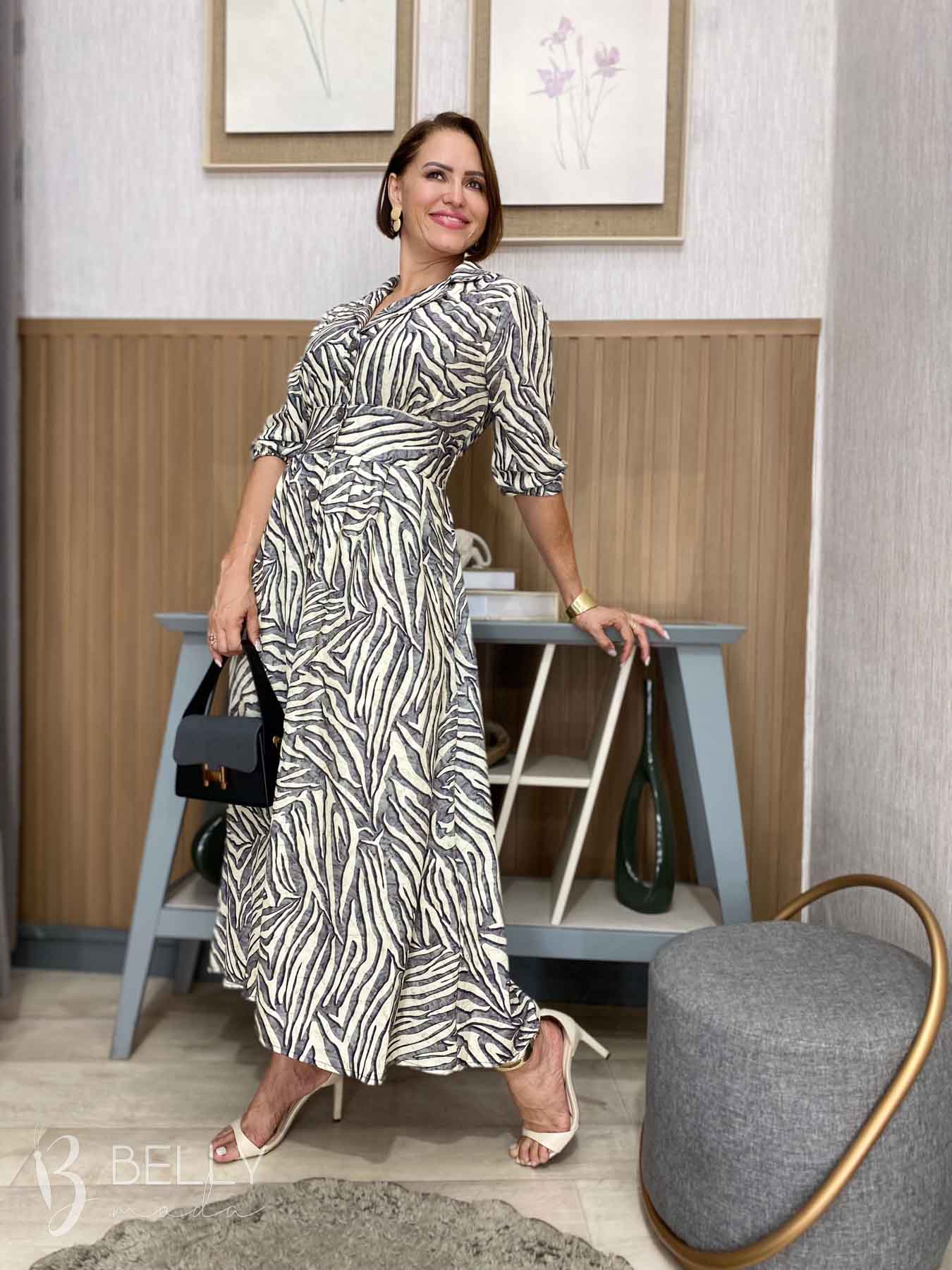 Vestido Gisele Max Midi