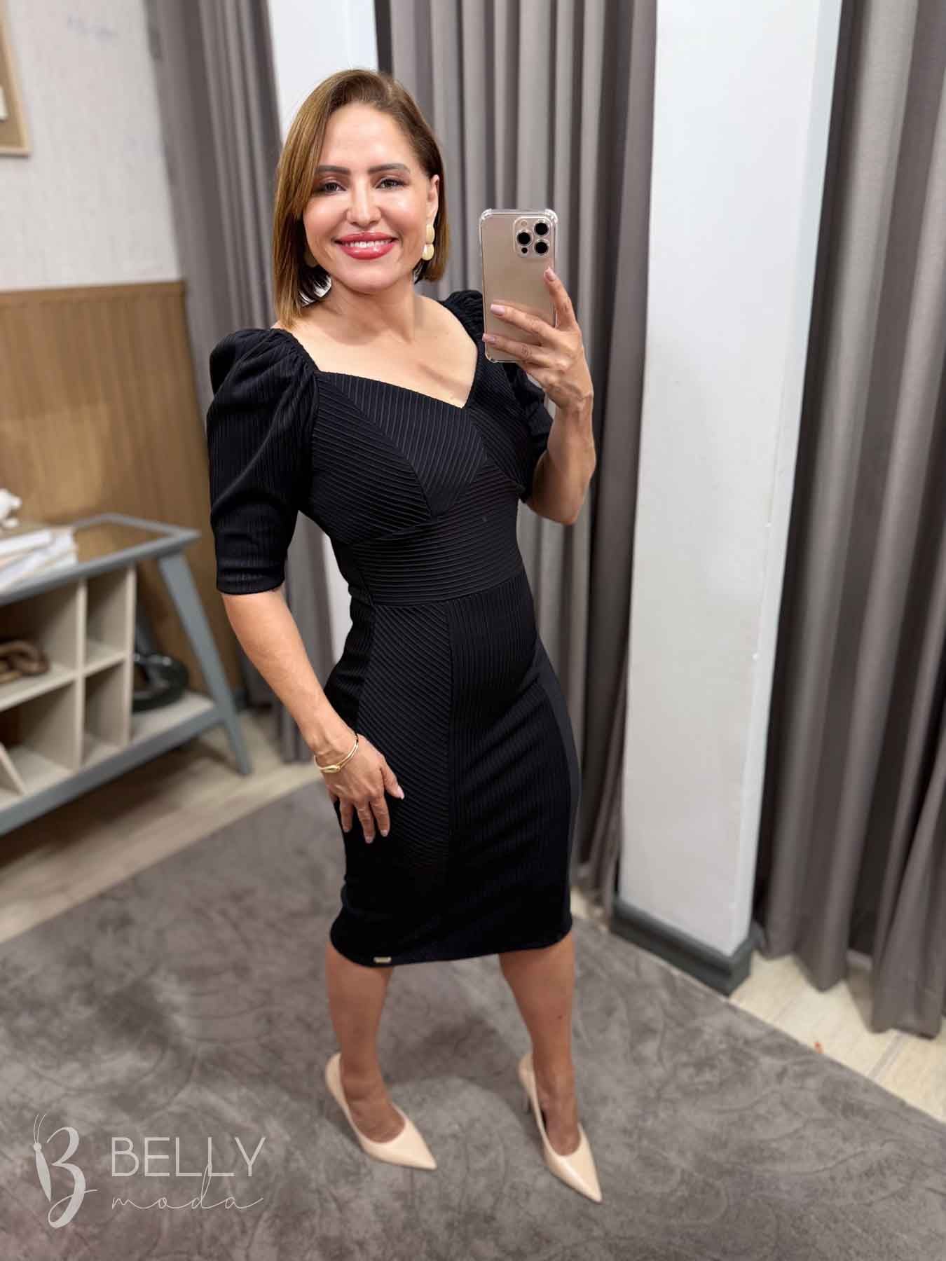 Vestido Leila Tubinho Midi