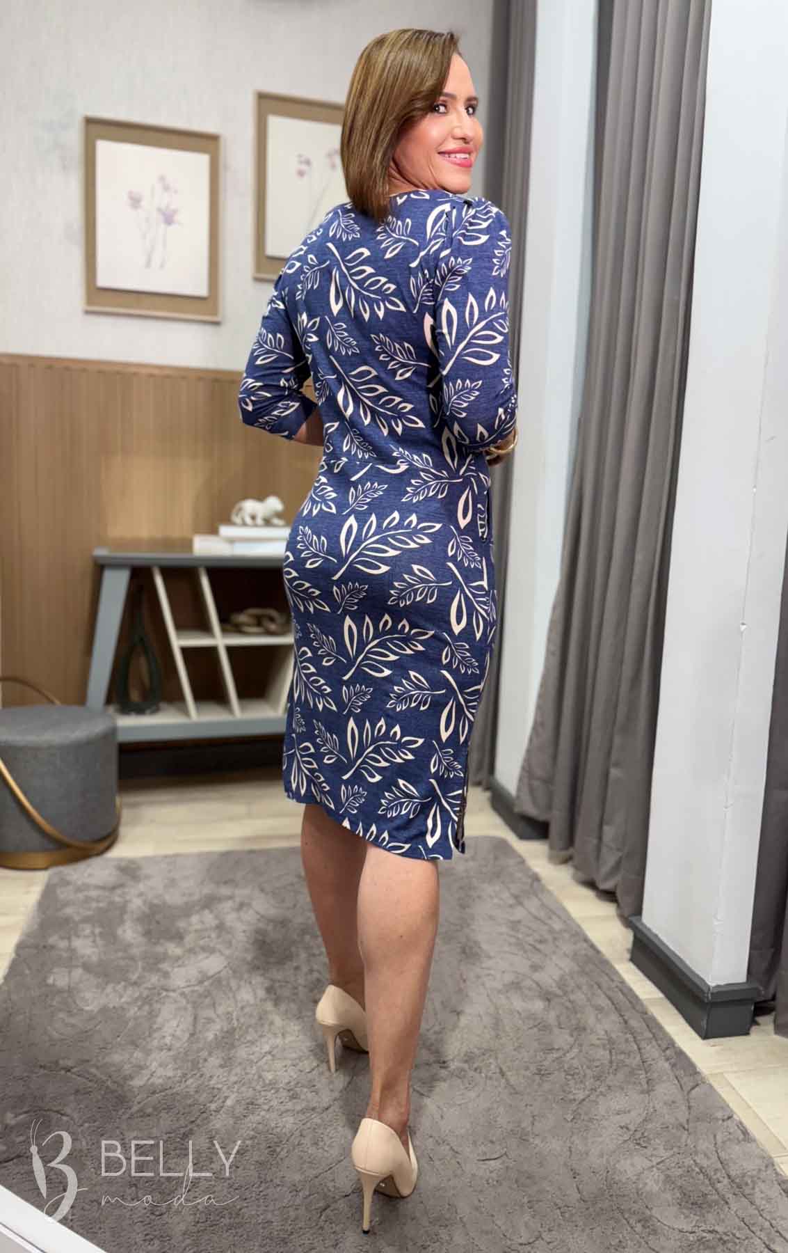 Vestido Lis com Detalhe Torcido Frontal